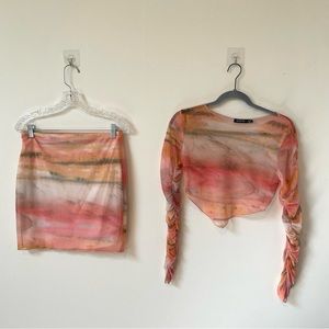 BOOHOO Sunset Matching set ☀️